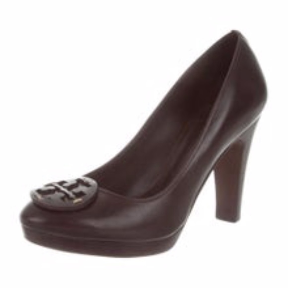 Tory Burch Shoes - Tory Burch Betty Pumps Brown Leather Heels